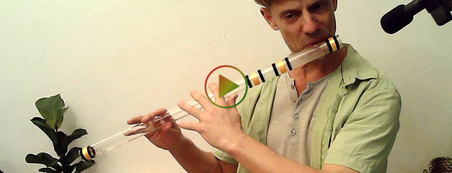 Product Into and Sound Samples Acrylic Flutes